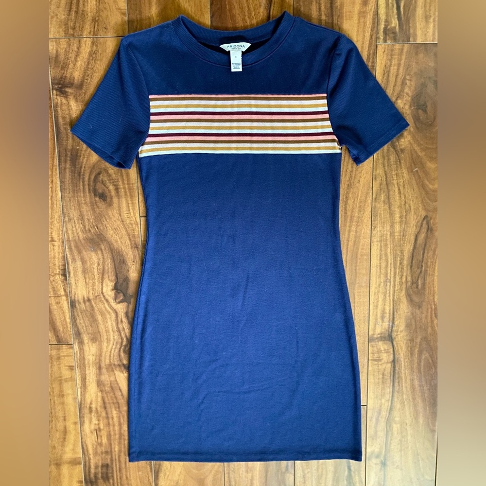Arizona Short Sleeve Striped Dress